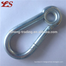 steel wire rope spring hook with eye din5299A